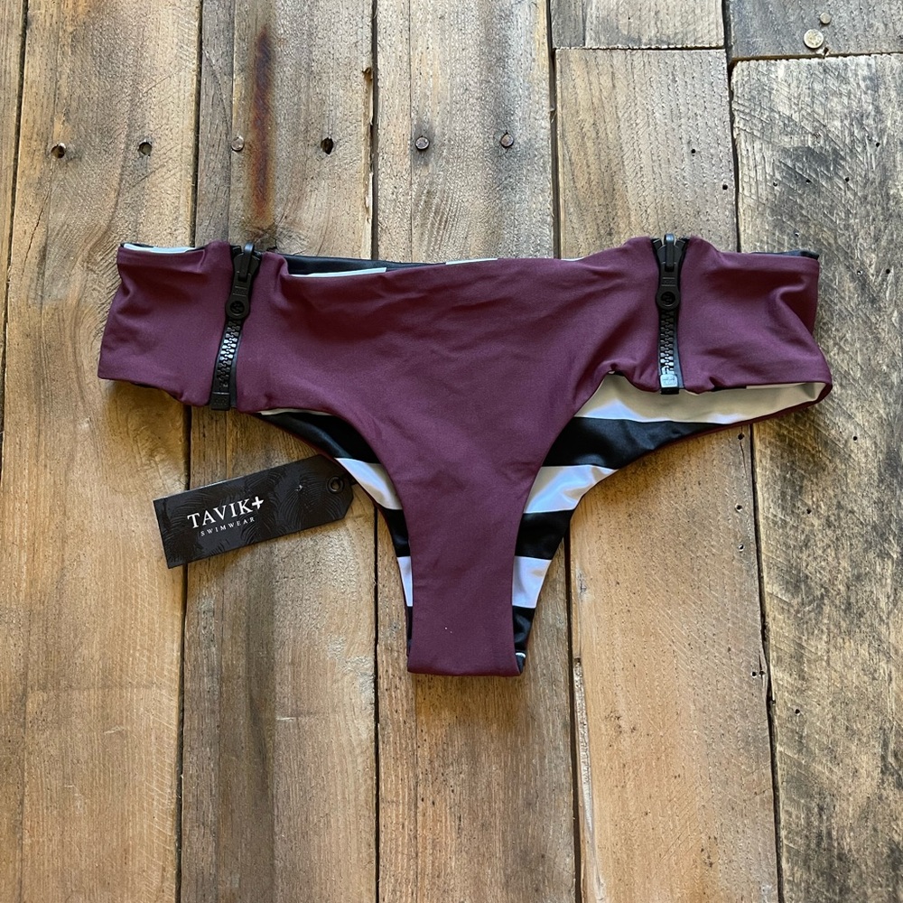 NWT Tavik Bikini Bottom With Zipper